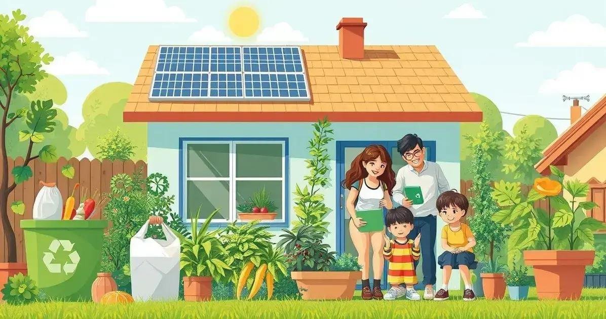 Práticas práticas para uma economia sustentável em casa